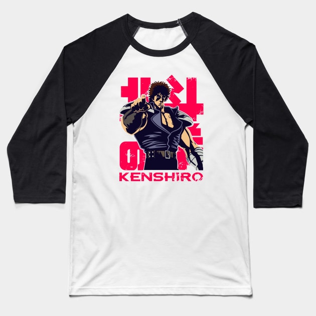 166b Kenshiro Baseball T-Shirt by Yexart